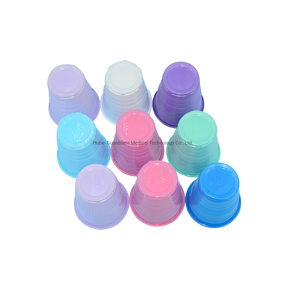 Disposable Plastic Dental 5oz 7oz Clear or Colored Custom Drinking Cups PP/PS with Logo