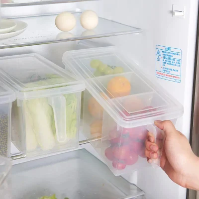 Scatola portaoggetti per frigorifero personalizzata economica per contenitori di frutta e verdura multifunzionali per la conservazione fresca
